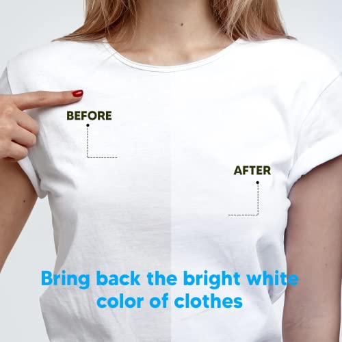 Whitening Sheets - Smart Strips™ - (UNSCENTED) Laundry Whitener and Stain Remover - Biodegradable, Eco Friendly, Plastic-Free and Compostable Laundry Sheet - Strips for Sensitive Skin