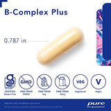 Pure Encapsulations B-Complex Plus - B Vitamins Supplement to Support Neurological Health, Cardiovascular Health, Energy Levels & Nervous System Support* - with Vitamin B12 & More - 60 Capsules