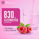 KEY NUTRIENTS Electrolytes Powder No Sugar - Juicy Raspberry Electrolyte Powder - Hydration Powder - No Calories, Gluten Free Keto Electrolytes Powder Packets (20, 40 or 90 Servings)