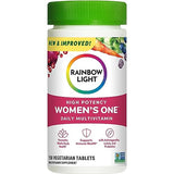 Rainbow Light Womens One High-Potency Daily Multivitamin, Womens Multivitamin Provides High-Potency Immune Support, With Vitamin C, Biotin and Ashwagandha, Vegetarian, 150 Count
