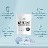 2 Pack Creatine Monohydrate Powder 600 Grams (21.2oz), Unflavored | Pure | Micronized Creatine Powder, 5000mg Per Serving, 4 Month Supply, Vegan | Keto, Non-GMO, No Filler, No Additives - 120 Servings