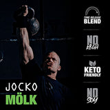 Jocko Mölk Whey Protein Powder (Mint Chocolate) - Keto, Probiotics, Grass Fed, Digestive Enzymes, Amino Acids, Sugar Free Monk Fruit Blend - Supports Muscle Recovery & Growth - 31 Servings (2lb Tub)