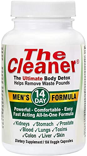 Century Systems The Cleaner Detox, Powerful 14-Day Complete Internal Cleansing Formula for Men, Support Digestive Health, 104 Vegetarian Capsules