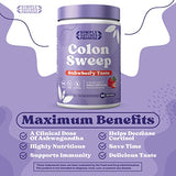 ColonSweep Psyllium Husk Powder Colon Cleanser - Vegan, Gluten Free Fiber Supplement - Safe Colon Cleanse for Constipation Relief, Bloating Relief & Gut Health -16 OZ (60 Servings)