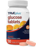 TRUEplus® Glucose Tablets, Orange Flavor - 50ct Bottle – 6 Pack