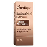 Terrafique Bakuchiol Serum for Face - Bakuchiol Retinol Alternative for Women - Hydrating Serum with Spirulina for Facial Skin - Anti Aging Wrinkle Serum - 1 Fl. Oz.