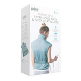 PureRelief XL Extra-Long Heating Pad for Neck, Back, Shoulders - 4 Heat Settings, Auto Shut-Off, FSAHSA Eligible