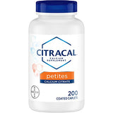 Citracal Calcium Citrate + D3 Petites Tablets - 200 ct, Pack of 4