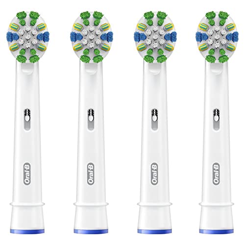 Oral-B FlossAction Electric Toothbrush Replacement Brush Heads, 4ct