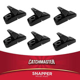 Catchmaster Snapper Mouse Traps 6-Pk, Mouse Traps Indoor for Home, Reusable Rodent Killer for House, Outdoor Critter Catcher, Eco Friendly Pest Control for Garage, Basement, & Kitchen