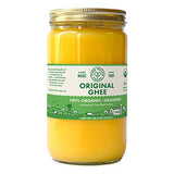 Pure Indian Foods Organic Grassfed Original Ghee, 28.8 oz, Clarified Butter, Pasture Raised, Non-GMO, Gluten Free, Made in USA, Paleo & Keto Friendly (32 fl oz / 1 quart)