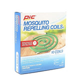 PIC Mosquito Repelling Coils, 10 Count Box, 4 Pack - Italian Coils, Mosquito Repellent for Outdoor Spaces - 40 Coils Total