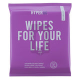 HyperGo Full-Body Rinse-Free Hypoallergenic Biodegradable Bathing Shower Wipes –All Natural, Refreshing Anytime, Post Workout, Camping, Travel, Daily Life, 12”x12” XL (Lavender, Pack of 1)