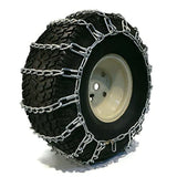 The ROP Shop | Pair of 2 Link Tire Chains 15x5x6 for Troy-Bilt, Ariens & Husqvarna Snow Blower