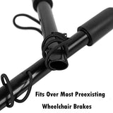ENCAREFOR Wheelchair Brake Handle Extensions - Pair (6.7 Inch)