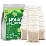 Lousye 30 Pouches Rodent Repellent, Mighty Mint Mouse Repellent,Environmentally Friendly and Humane Mouse Trap for Home, Car Engines, Pest Control for Indoor (white-30)