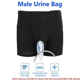 Portable Wearable Urine Bag, Elder Pee Bag Urinary Incontinence Leakproof Pants Spill Proof System Band Collection Bag Leg Pee Holder for Elder