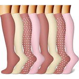 CHARMKING Compression Socks for Women & Men Circulation 8 Pairs 15-20 mmHg is BEST Graduated for Nurses, Support, Athletics, Cycling, Running, Flight Travel, Pregnancy, Boost Performance(Multi 46,S/M)