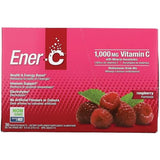 Ener-C Raspberry Multivitamin Drink Mix, 1000mg Vitamin C, Non-GMO, Vegan, Real Fruit Juice Powders, Natural Immunity Support, Electrolytes, Gluten Free, 30 Count (Pack of 1)