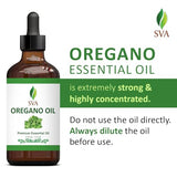 SVA Oregano Essential Oil 4 oz (118 ml) | Very Strong | Premium Essential Oil With Dropper For Diffuser, Dental care, DIY products & Massage
