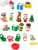 Fisher-Price Little People Advent Calendar, Set of 24 Christmas Figures and Accessories for Toddlers and Preschool Pretend Play