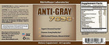 Anti-Gray Hair 7050 Helps Restore Natural Hair Color 60 Capsules Per Bottle (2 Bottles)