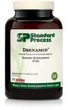 Standard Process Drenamin - Whole Food Antioxidant, Adrenal Support and Immune Support with Shitake, Alfalfa, Rice Bran, Riboflavin, Calcium Lactate, Choline - 270 Tablets