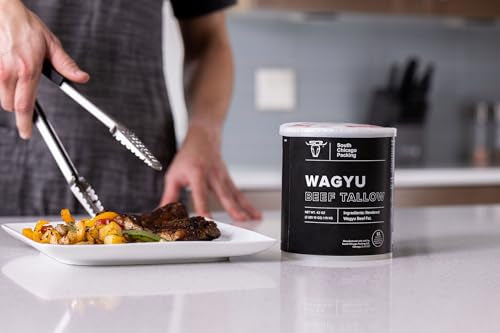 South Chicago Packing Wagyu Beef Tallow, 42 Ounces, Paleo-friendly, Keto-friendly, 100% Pure Wagyu