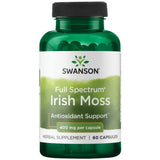 Swanson Full Spectrum Irish Moss 400 Milligrams 60 Capsules