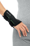 Mueller Sports Medicine Green Fitted Wrist Brace for Men and Women, Support and Compression for Carpal Tunnel Syndrome, Tendinitis, and Arthritis, Right Hand, Black, Large/X-Large