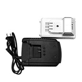 Gemho Fast Charger for Snow Joe Sun Joe iON+ 24V Battery- Compatible with iBAT24 and 24VBAT Series - Quick Charge Dock - Black