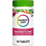 Rainbow Light Multivitamin for Women, Vitamin C, D & Zinc, Probiotics, Women’s One Multivitamin Provides High Potency Immune Support, Non-GMO, Vegetarian, 90 Tablets