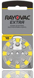 Rayovac Extra Hearing Aid Batteries, Size 10 (80 Total Batteries)