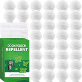 36 Pack Roach Repellent Peppermint Oil to Keep Cockroach Away from House, Powerful Cockroach Repellent, Roach Spider Ant Mouse Repellent for Home Kitchen Office Hotel Garage Car, Safe for Humans