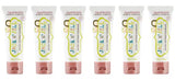 Jack N' Jill Kids Natural Kids Toothpaste with Xylitol: Raspberry - Gluten Free, Vegan, Fluoride-Free, SLS-Free, Dairy-Free- 1.76 oz (Pack of 6)