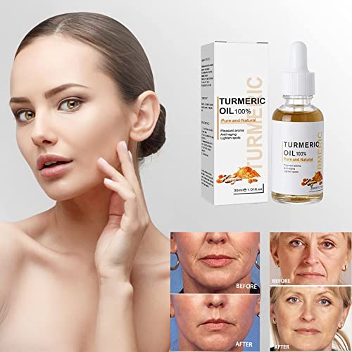 𝟐𝟎𝟐𝟒 𝐔𝐩𝐠𝐫𝐚𝐝𝐞𝐝 New Turmeric Dark Spot Corrector Serum, Turmeric Repair Face Serum, Bright Skin Dark Spot Corrector Face, Hydrate Dull & Dry Skin (2PCS*30ML).