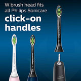 Philips Sonicare Genuine W DiamondClean Toothbrush Heads, 3 Brush Heads, Black, HX6063/95