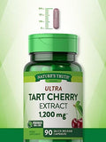 Tart Cherry Extract Capsules | 1200 mg | 90 Count | Non-GMO & Gluten Free Supplement | By Nature's Truth