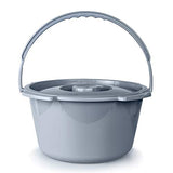 McKesson Commode Replacement Bucket with Handle and Lid, 7.5 qt, 1 Count