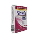 Slow Fe, High Potency Iron 45 mg, Slow Release - 60 Tablets - Pack of 3