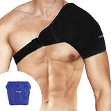 NEWGO Shoulder Ice Pack Rotator Cuff Cold Therapy - Reusable Cold Pack Shoulder Ice Wrap for Shoulder Pain Relief, Recovery After Surgery, Swelling