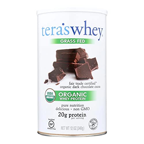 Simply tera's Organic whey Protein Powder, Dark Chocolate Flavor