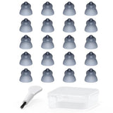 Hearing Aid Domes - Power Dome for Phonak SDS 4.0 Marvel & Paradise Hearing Amplifier Earplug Accessories with Carry Case (Medium 20pcs Pack)