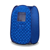 Portable Sauna Tent, Foldable One Person Full Body Spa for Detox Therapy Without Steamer- Blue