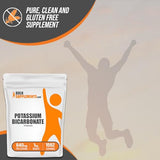 BulkSupplements.com Potassium Bicarbonate Powder - Potassium Powder, Potassium Supplement Powder, Potassium Bicarbonate Food Grade - 640mg per Serving (250mg Potassium), 1kg (2.2 lbs)