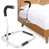 Vive Bed Rail Cane - Stand Assist Bar - Adjustable Height Bedside Safety Handrail - Mobility Aid Guard Device for Elderly Adult - Bed Pull Up Assist - Bedrail Grab Bar for Seniors and Surgery Recovery