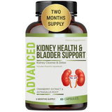 Kidney Cleanse Detox & Repair and Bladder Support- Kidney Support Supplement for Kidney Restore With Chanca Piedra,Cranberry, Juniper Berries for Kidney Detox and Bladder Health.60 Day Supply