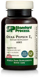 Standard Process Okra Pepsin E3 - Whole Food Digestion and Digestive Health, Cholesterol, Bowel and Bowel Cleanse with Pepsin, Alfalfa, Spanish Moss, Buckwheat and Okra - Gluten Free - 90 Capsules