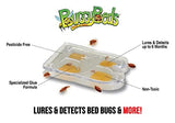 BuggyBeds Bed Bug Glue Traps, Around-The-Clock Monitoring, Lures & Detects Bed Bugs, Ants & Other Bugs Upto 6 Months, Non-Toxic (Value 12 Pack)