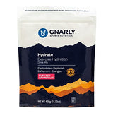 Gnarly Nutrition, Hydrate Electrolyte Powder with B Vitamins and Trace Minerals to Support Workouts, Ruby Red Grapefruit, 40 Servings